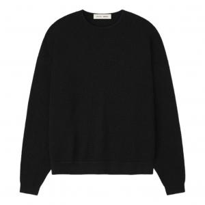 Свитер Fear of God Essentials с вафельным круглым вырезом, в стиле 90-х, «Винтажный черный»