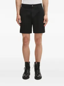 Шорты с вышитыми накладными карманами Represent, черный