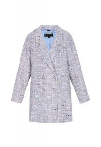 Faina Демисезонное пальто в светло-голубом цвете