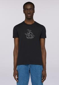 Футболка Trussardi REGULAR FIT CON RICAMO GENTLE SOCIETY, Black Milano/Black