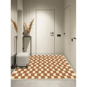 Y U-LIVE Ковер 80х100 см для прихожей из кожи, водонепроницаемый, нескользящий, пвх