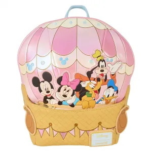 Рюкзак Loungefly Friends Disney Mickey & Hot Air Balloon Shape Backpack 26 cm, розовый