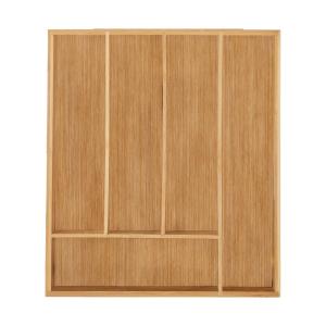 Ящик для столовых приборов Relaxdays, светло-коричневый