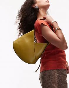 Сумка через плечо Topshop Sascha V зеленого цвета