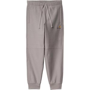 Американские скриптовые вязаные спортивные штаны мужские dusty gray Carhartt WIP, серый