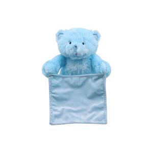 Плюшевая кукла Handkerchief Bear высотой 24,5 см JINXIANGHE, Handkerchiefs Bear[Blue]