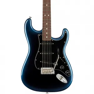 Электрогитара Fender American Professional II Stratocaster с грифом из розового дерева, Dark Night