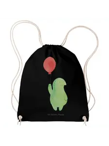 Спортивная сумка Mr & Mrs Panda Sportbeutel Schildkröte Luftballon ohne Spruch, черный