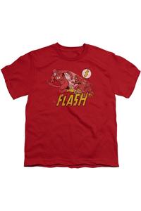 Футболка с коротким рукавом DC Comics Flash Crimson Comet для детей Gildan