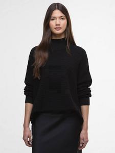 International Kaia хлопковый вязаный свитер с воротником-воронкой Barbour