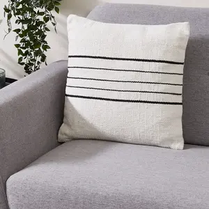 Декоративная подушка Malena с этническим узором, подушка для дивана, наволочка с наполнителем, квадратная, 45x45 см Andiamo, Weiß + Ethnomuster