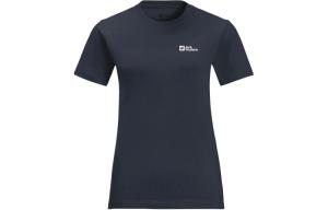 Женские футболки с круглым вырезом, умеренно прямой крой Jack Wolfskin, night синий/1010