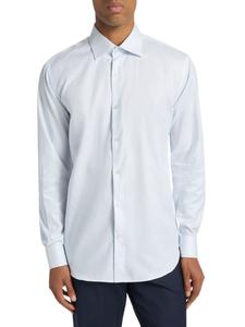 Хлопковая рубашка на пуговицах спереди Saks Fifth Avenue, цвет Baltic Sea