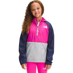 Детская ветровка The North Face, водонепроницаемая, компактная, с капюшоном, RED494, мультиколор