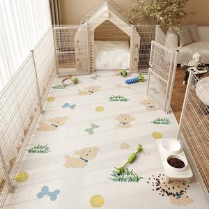 Budis Ковер 70х130 см из ПВХ для прихожей, моющийся, противоскользящий, для собак и кошек, Green Yin Wang Wang