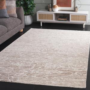 Ковер SAFAVIEH, 153 x 244 см, коллекции Ebony, Light Brown & Ivory, ручной работы из шерсти, идеально для гостиной, столовой, спальни (EBN927T)