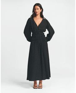 Женское платье для майского праздника ST MRLO, Black base spot