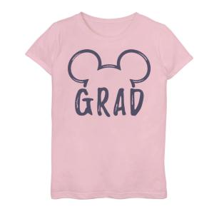 Футболка с изображением Микки Мауса Disney для девочек 7–16 лет с ушками выпускника Licensed Character