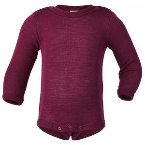 Детский комбинезон с длинными рукавами и застежкой на кнопках на плечах - нижнее белье из мериносовой шерсти Engel, Orchidee