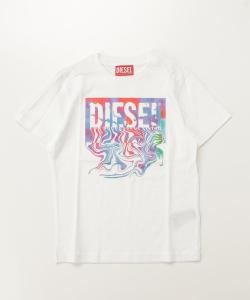 Детская футболка с коротким рукавом и логотипом бренда DIESEL