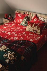 Комплект постельного белья из хлопка Medicine, красный