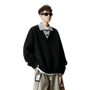 Топ из трикотажной ткани Unisex X1617, черный knitted fabric top