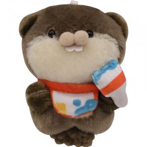 Плюшевая кукла Otter Beaver 10 см Crooked Melon Production