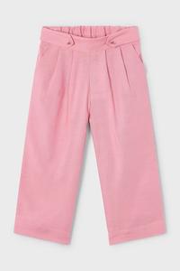 Детские брюки с добавлением льна Mayoral, розовый