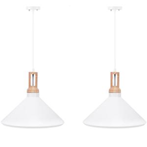 Подвесная лампа KONSIMO, 35x35x28 см, белый