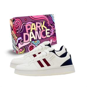 PARK DANCE Женские бордовые скейтерские кроссовки лоу-топ, цвет Burgundy Box