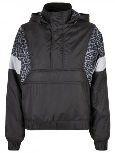 Переходная куртка Urban Classics, цвет black/snowleo/lightasphalt