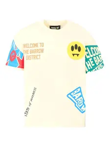 Футболка с графичным принтом Barrow kids, нейтральный