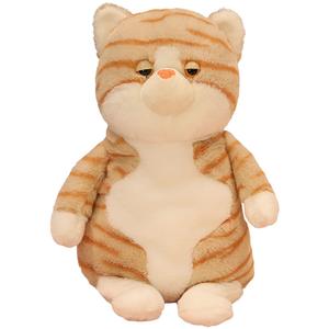 Ленивый кот уродливо милая плюшевая кукла плюшевая кукла высота 50см Barbne, желтый