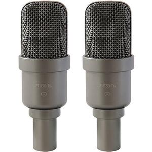 Кардиоидный конденсаторный микрофон Microtech Gefell M 930 Ts с большой диафрагмой и выходным трансформатором (Подходящая пара, темно-бронзовый)