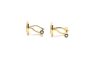 Запонки мужские MONTBLANC, золото