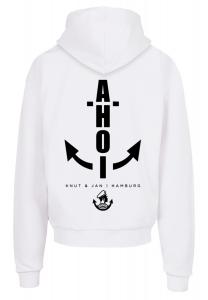 Пуловер F4NT4STIC Hoodie Hoodie Ahoi Anker Knut & Jan Hamburg, белый