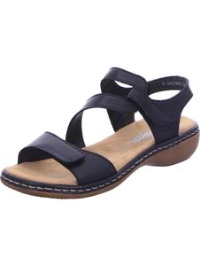 Rieker Сандалии на ремешках в черном цвете