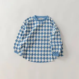 Футболка с длинными рукавами и принтом по всей поверхности Branshes, цвет 77: Blue Gray