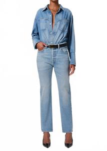 Джинсы Blaine High Rise Straight в цвете Gemini Citizens of Humanity, Gemini