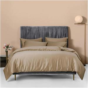 Generic Комплект постельного белья из египетского хлопка 1000 нитей роскошный плотный Brown