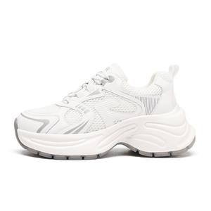 ZHR Износостойкие и легкие низкие массивные кроссовки женские бежевые, цвет Beige