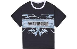 WE11DONE Футболка унисекс черная
