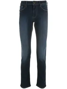 Джинсы средней посадки EMPORIO ARMANI, синий