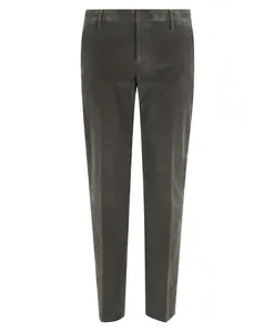 Брюки в рубчик песочного цвета с узором Spirit Dondup, зеленый