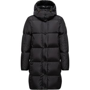 Moncler Утепленное пальто с капюшоном, Black
