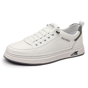 Нескользящие, износостойкие, сбалансированные, легкие, низкие мужские кроссовки Mulinsen, White