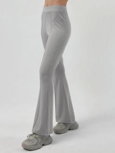 Hiccup Расклешенные брюки светло-серого цвета