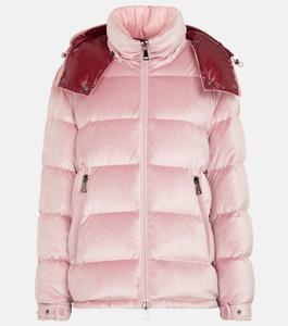 Стеганая бархатная куртка Holostee MONCLER, розовый