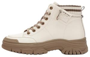 Ботинки Martin женские белый/коричневый Aokang