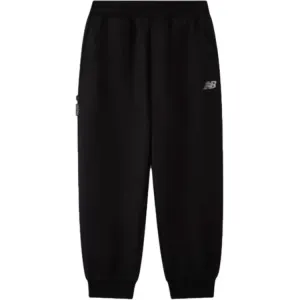 Детские вязаные спортивные брюки New Balance, черный